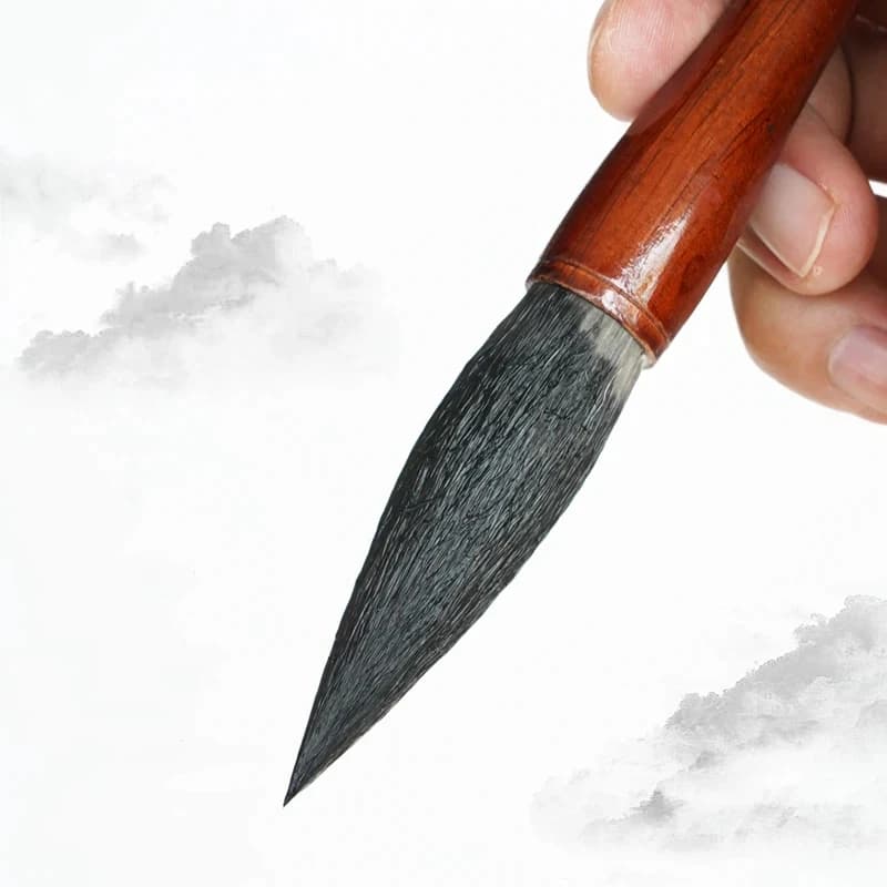 Running Script Calligraphy Brush Set Woolen Multiple Hair Couplets Hopper-shaped Brush Chinese Painting Landscape Peony Brush