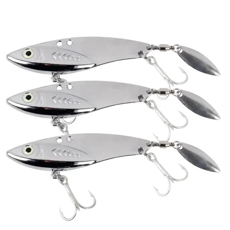 5g-30g Zinc Alloy Metal VIB Lure Long Cast Sinking Blade Bait Freshwater Saltwater Fishing Tackle