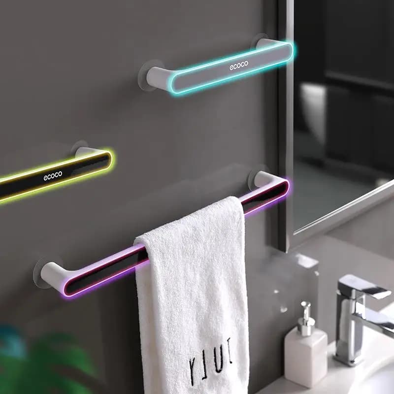 Portasciugamani singolo Nordic Sle senza foratura, porta asciugamani da bagno, barra portaoggetti creativa, design semplice, accessori da bagno