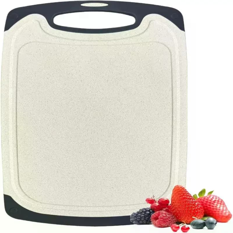 1PCS Kitchen Household Imitation Marble Can Hang Non-slip Classification Vegetables Meat Fruit Multi-functional Cutting Board