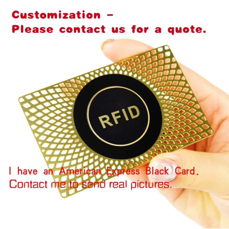 personalizzato. Biglietti da visita associativi NFC in metallo PVC di lusso personalizzati a caldo Uso alberghiero-Pagazione VIP Controllo accessi sociale