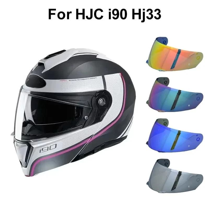 HJ-33 visor lens motorcycle helmet for HJC HJ-33 I90 replace Anti-uv anti-scratch anti-dust shield windproof motorcycle accessories