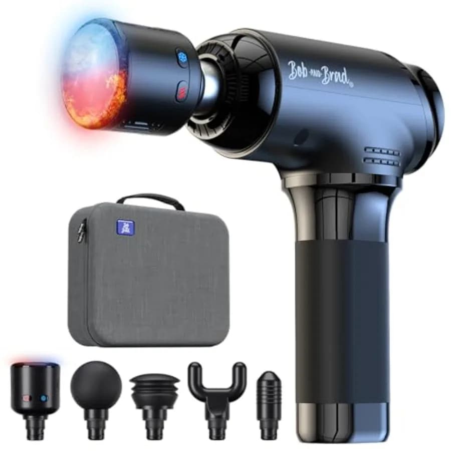 T2 Pro Massage Gun with Hot/Freddo Function, Deep Percussion Massage for Relieving Pain, HSA Electric Muscle Massage for Back