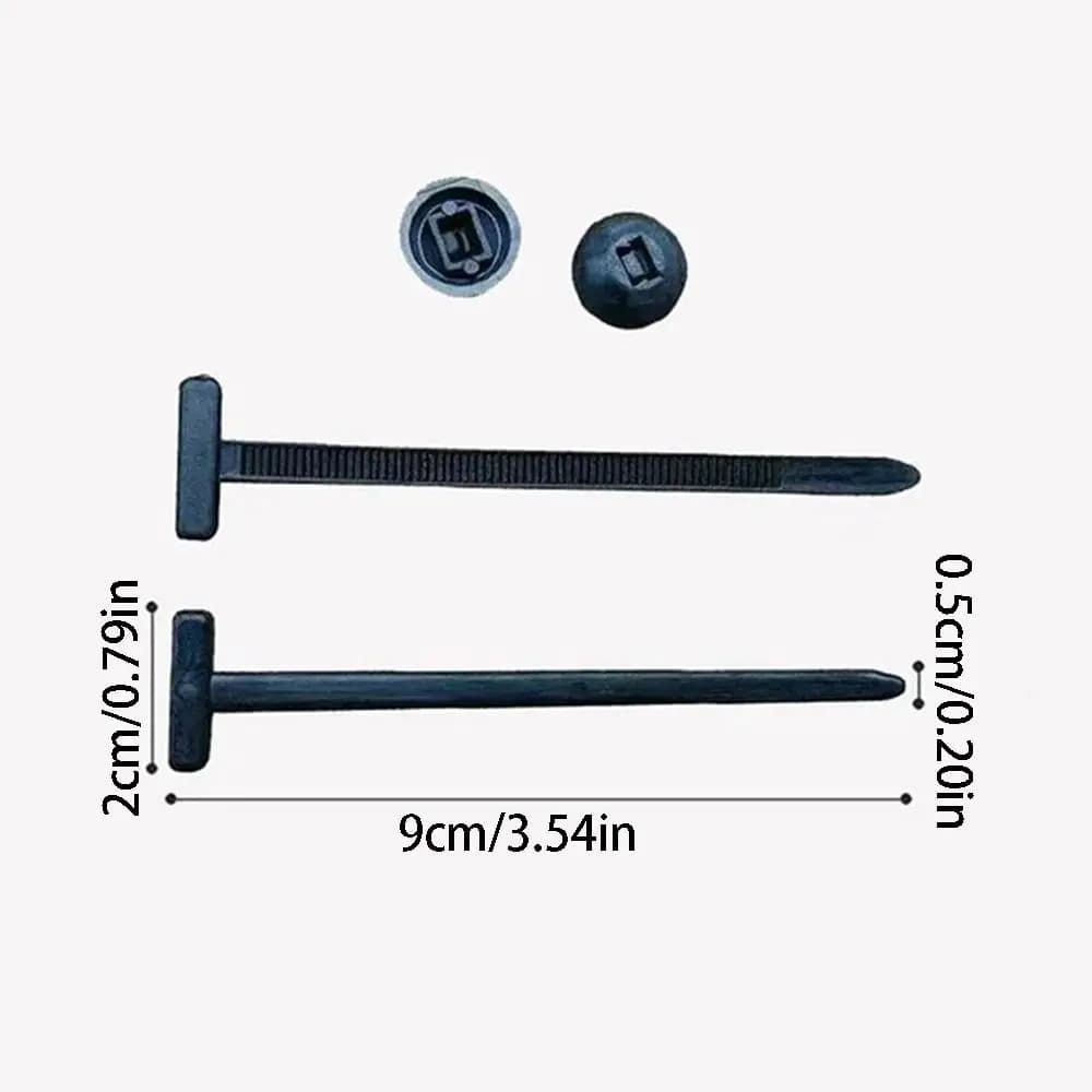 Fascette per cavi universali in nylon resistente da 20/50/100 pezzi Fascette autobloccanti multiuso durevoli regolabili leggere