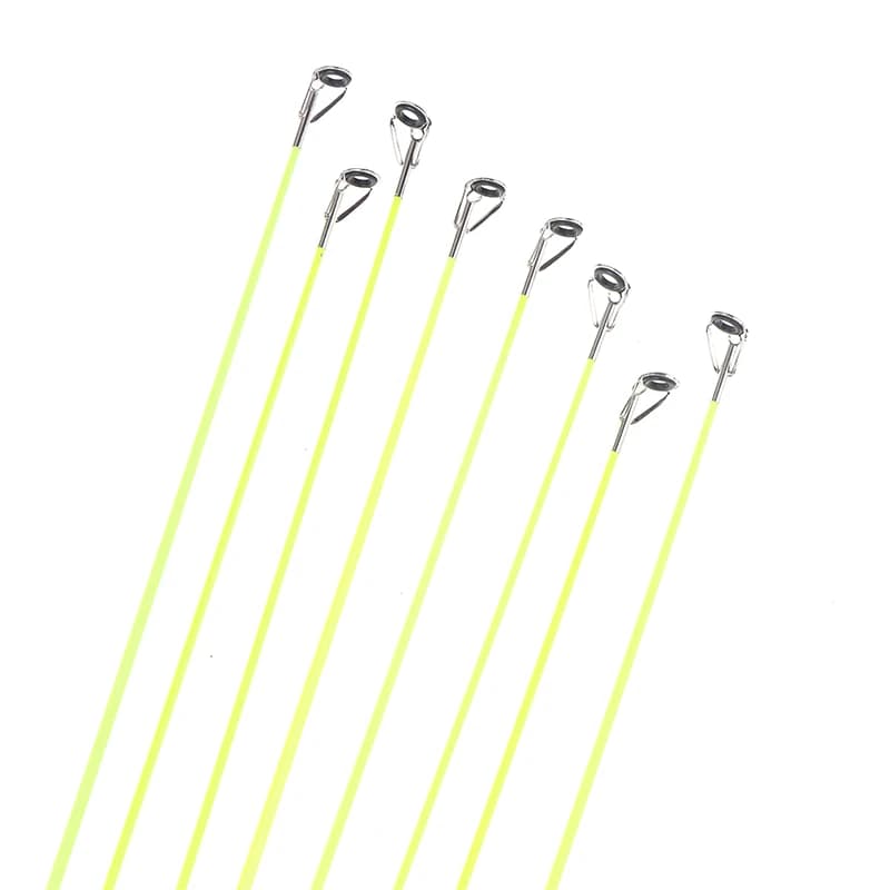 5 Pezzi Punta di Ricambio per Canna da Pesca in Fibra di Vetro da 42 CM per Barca/Zattera, con Anello Superiore, Accessori per Attrezzatura da Pesca