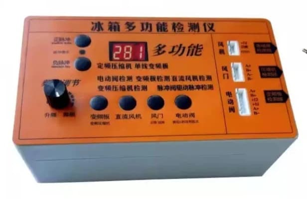 Tester per valvole elettriche, ventole, porte aria, elettrovalvole e compressori per frigoriferi con scheda inverter - Strumento per la diagnosi dei guasti e accessori