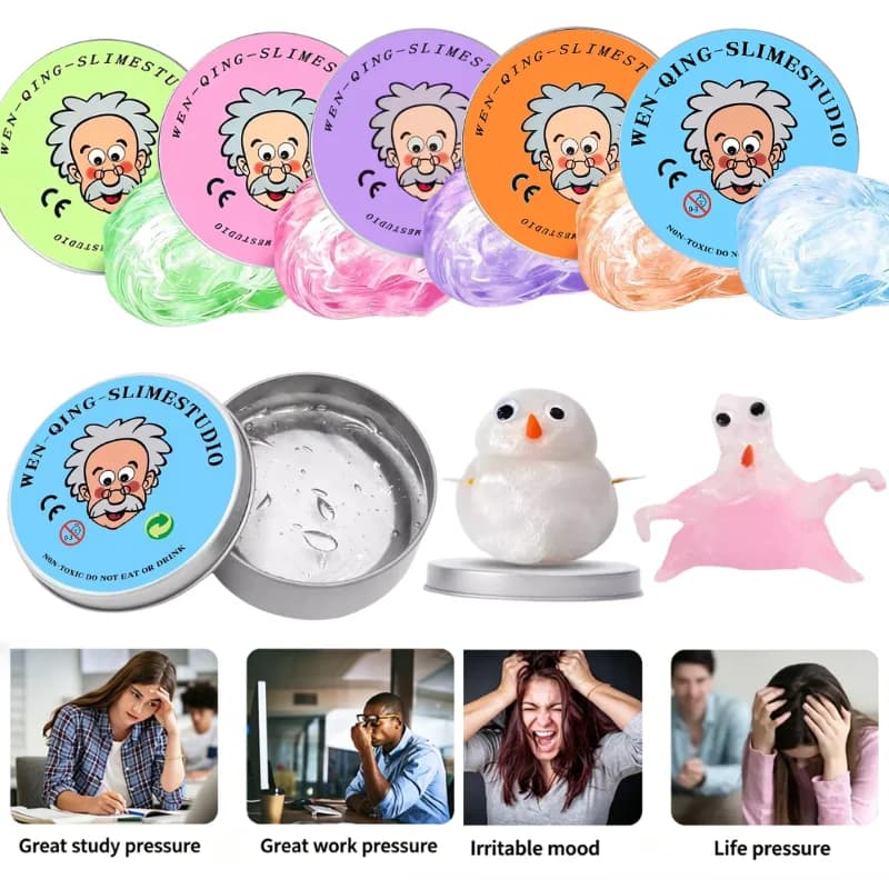 Slime super morbido e sicuro, plastilina elastica riutilizzabile, argilla colorata fai da te, antistress, pasta modellabile, giocattoli per bambini