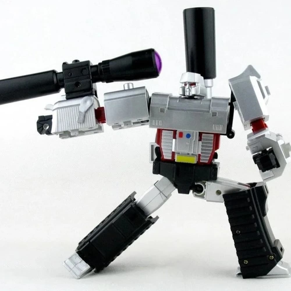 In Stock Transformation Toys Megatron Action Figure Movable Model Pack 20cm Robot Transformable Gun Toy KO Anime Figures