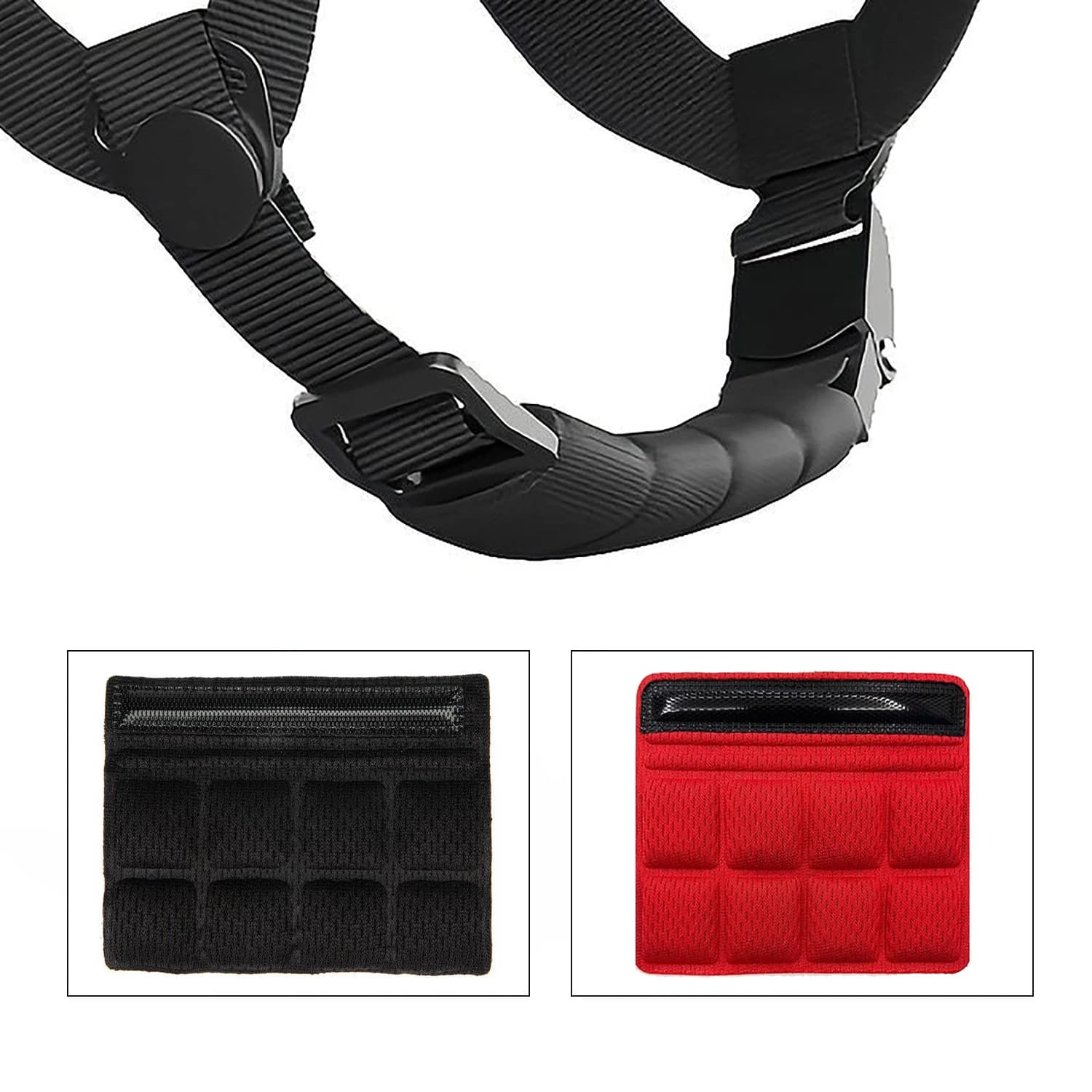 Comfortable foam helmet chin pad to replace bearings, soft sealed sponge lining universal shock absorber for cycling/motor
