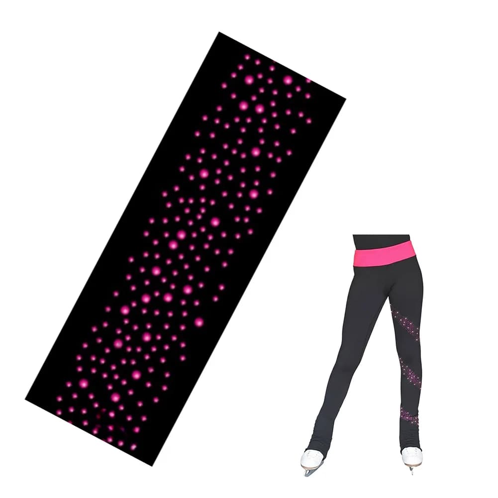 Leggings da Pattinaggio Artistico per Adulti, Pantaloni da Allenamento con Fodera in Pile Traspirante e Design Flessibile per le Ginocchia