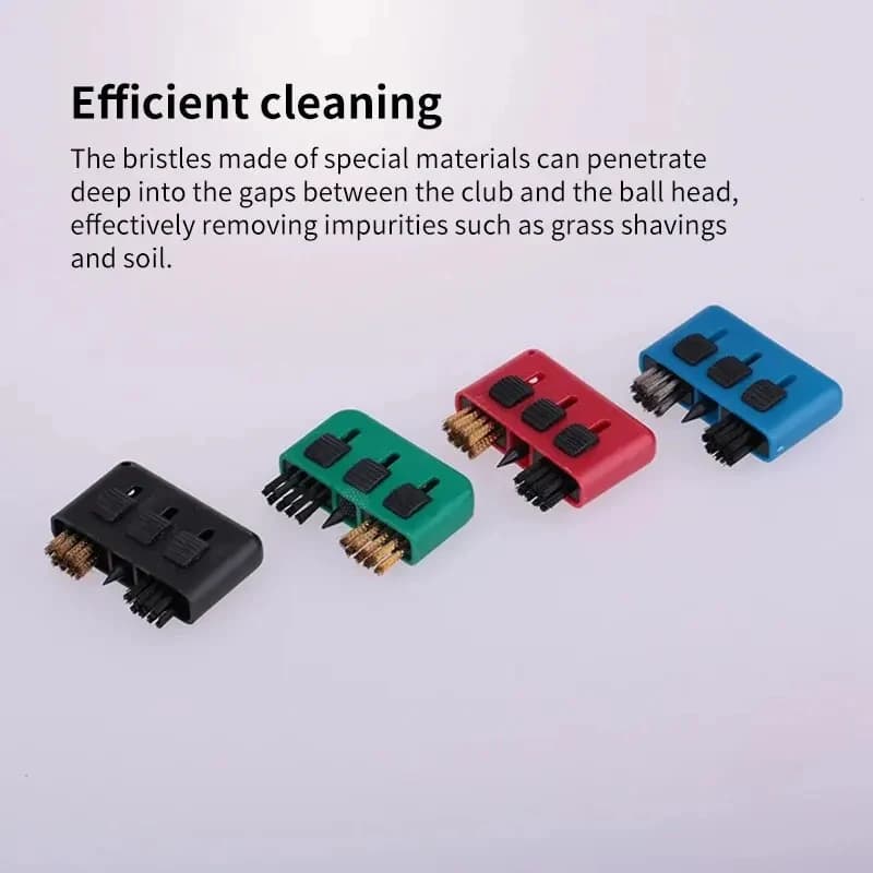 Borsa per Spazzole da Golf 3-in-1, Pulitore Telescopico per Slot, Spazzola Portatile Leggera per Pulizia Mazze da Golf, Strumento per Pulizia