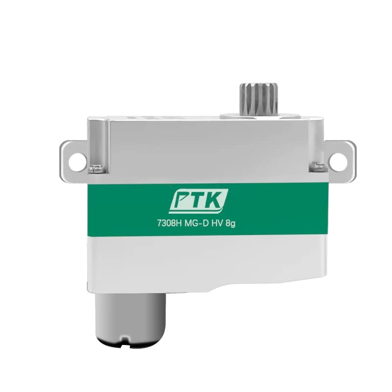 Servo digitale PTK 7308 H MG-D 8g con denti in metallo e custodia in metallo per aeromodelli DLG, servo per aerei a planare (al stadio di sviluppo) simile a KTS X08
