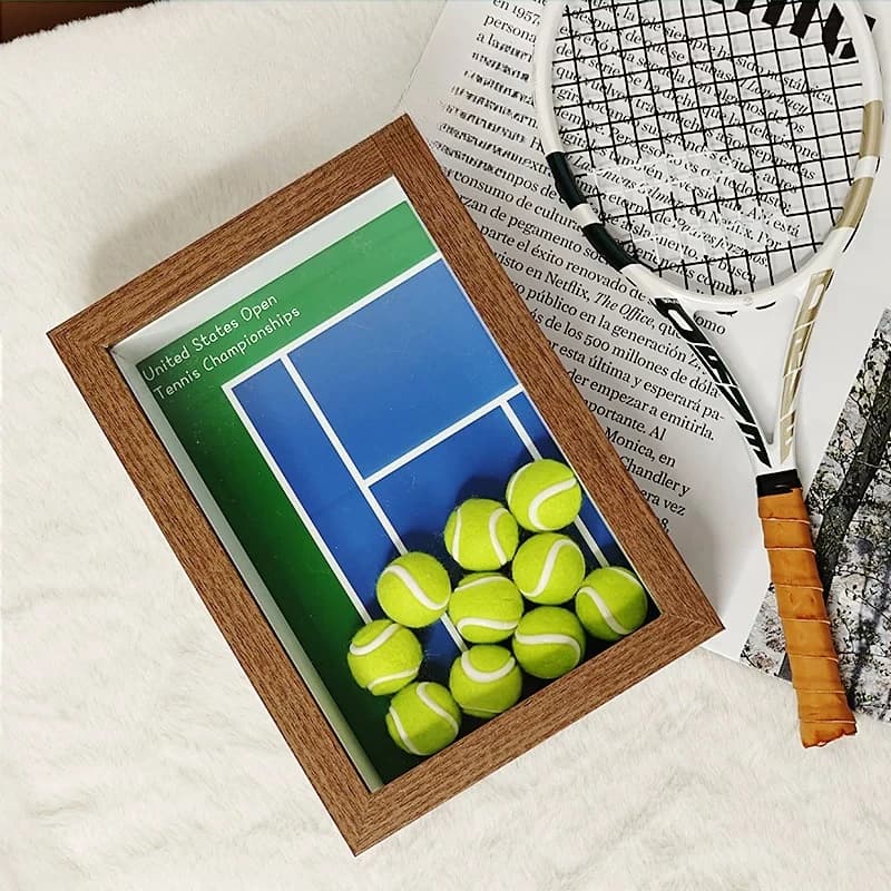 Tennis craft picture frame ornaments,Grand Slam commemorative DIY picture frame gifts, Tennis hall decoration Wimbledon
