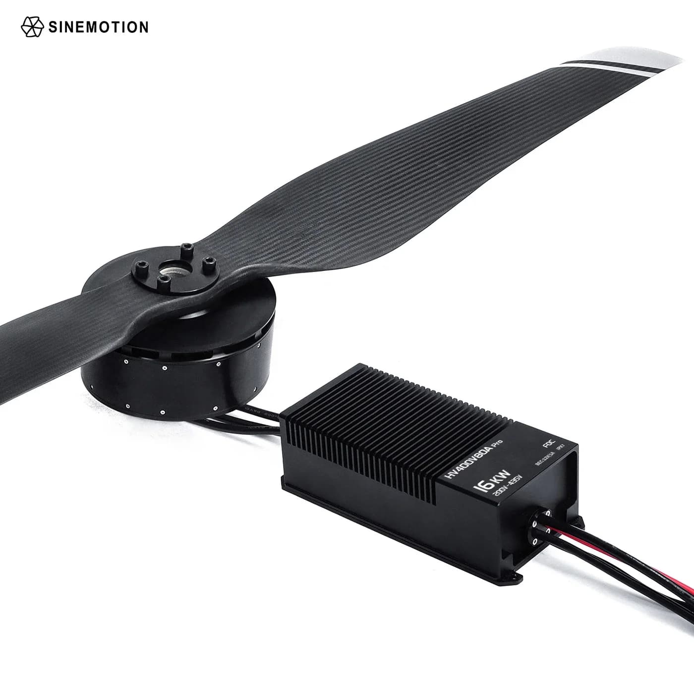 H4T30M 30KG Push Dr-one Arm Set 52*19 10KV Motor and 16KW 160A FOC ESC EVTOL Prolusion System for Heavy Duty Cars Dr-one