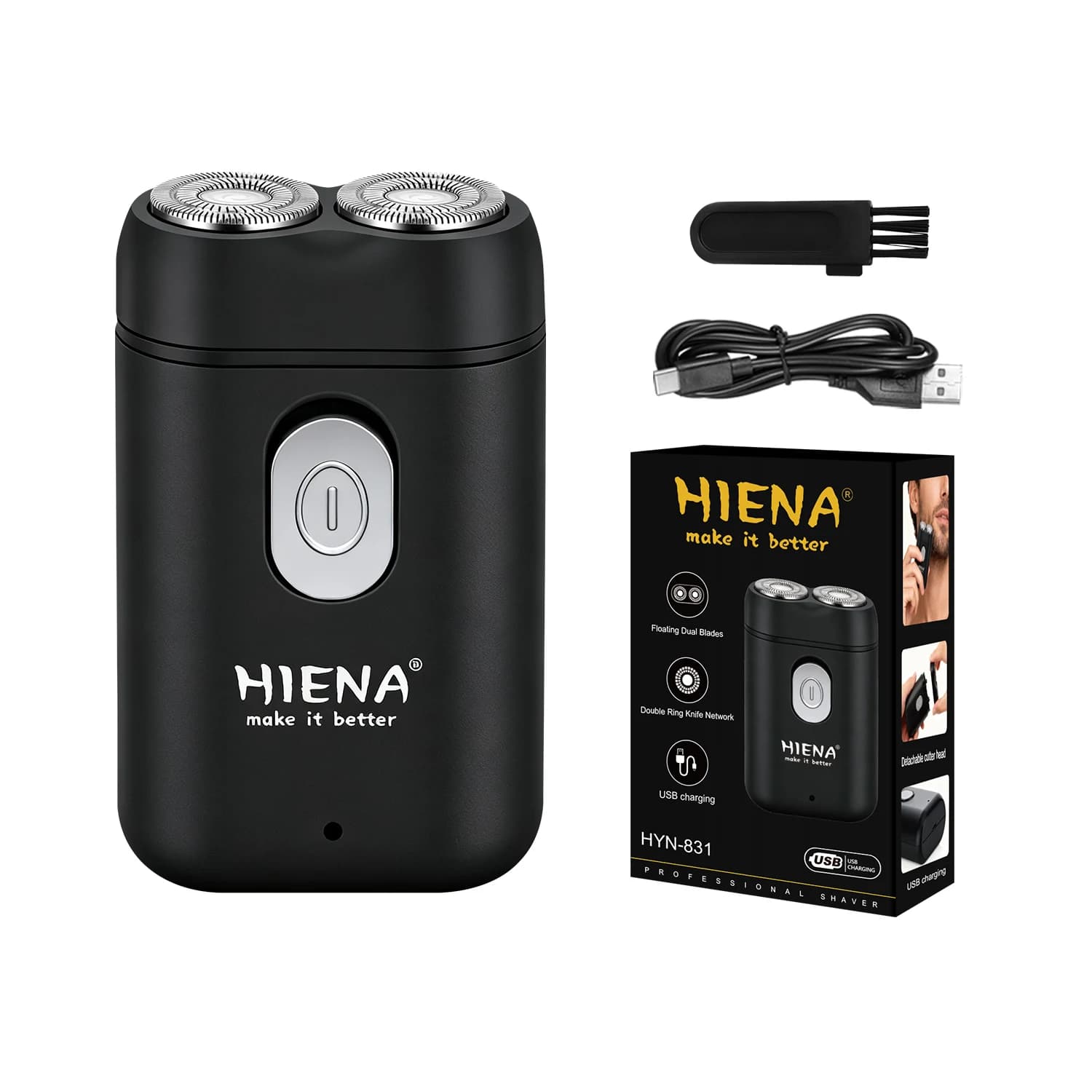 Professional Electric Razor for Men, Haircuts and Barba, Hot Head Shaving Machine, Mini Wireless Blade