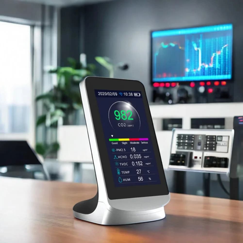 Rilevatore d'aria avanzato DM72B con Wi-Fi per il monitoraggio della temperatura e dell'aria di formaldeide di monossido di carbonio PM2 5