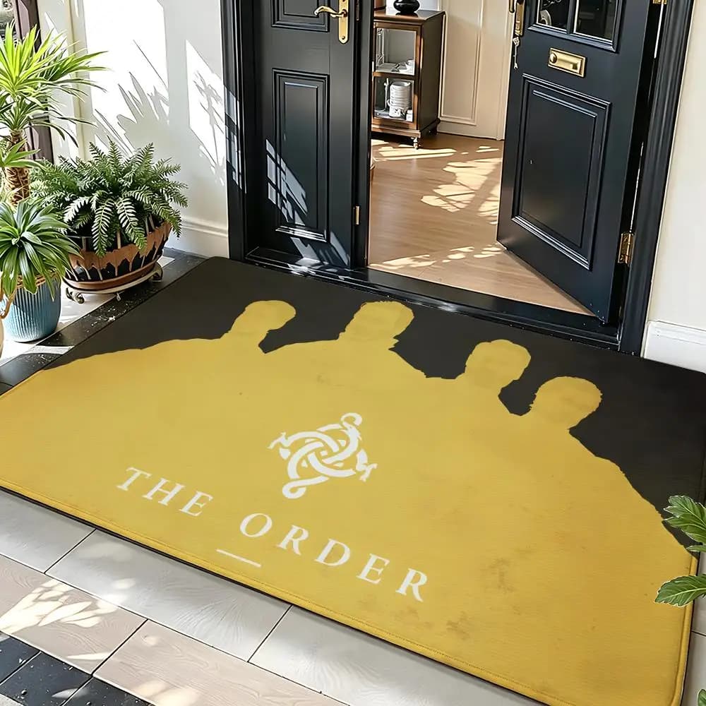 Game T-The O-Order1886 Tappetino in morbida flanella per porta d'ingresso, tappetino antiscivolo, assorbente, per bagno, camera da letto