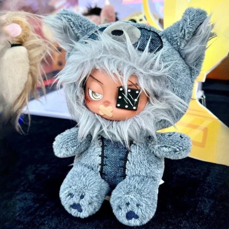 ASHNOXX The Seven Divine Melodies Series Blind Box Mystery Keychain Toys Dark Style Surprise Bag Pendants Kawaii Plush Doll Gift