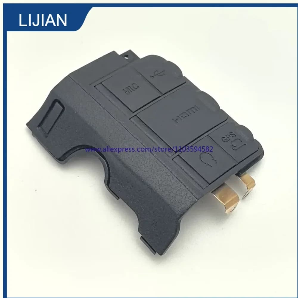 Nuovo Coperchio Laterale Sinistro per Fotocamera Nikon D7100 D7200 + Tappo Decorativo in Gomma USB, Parte di Ricambio per Fotocamera