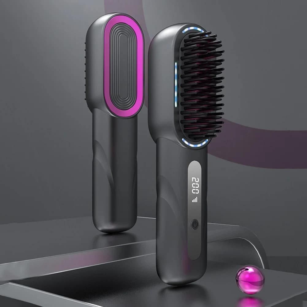 Brush for ion plate, distracting comb for daily use