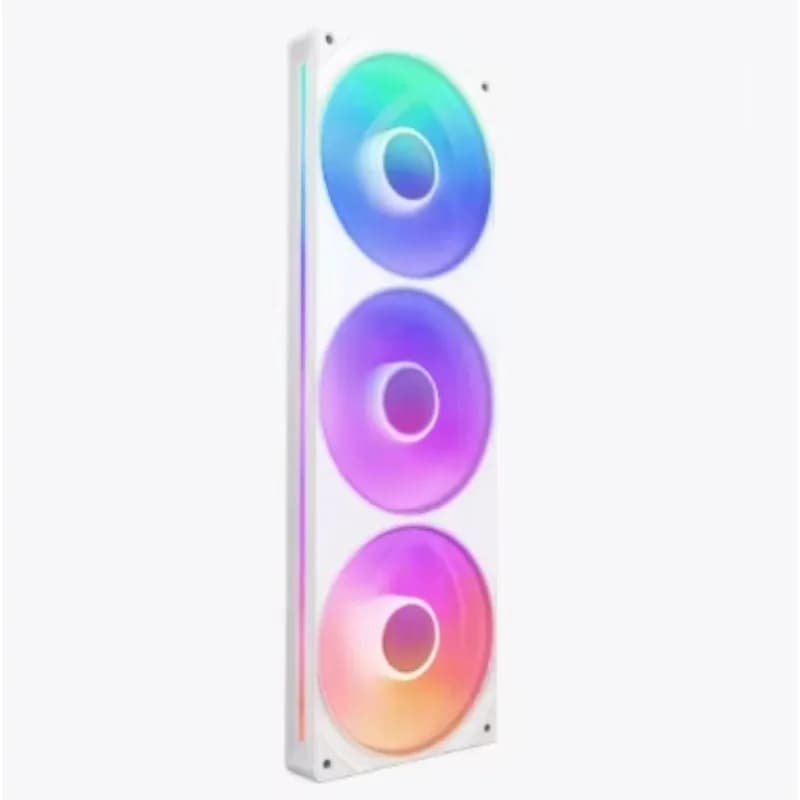 Ventola per PC all'ingrosso NZXT F360 RGB Core Ventola con custodia bianca 140mm per custodia per computer da gioco Raffreddamento Custodia per PC RGB Ventola RGB PWM per PC