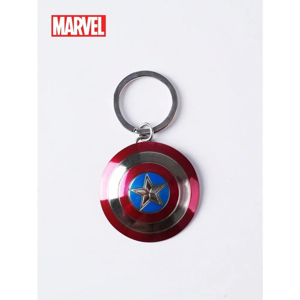 Avengers con licenza ufficiale 3D Figurine Bag Clip Charms Capitan America Portachiavi in lega Anime Figura Portachiavi Marvel 1 pezzo