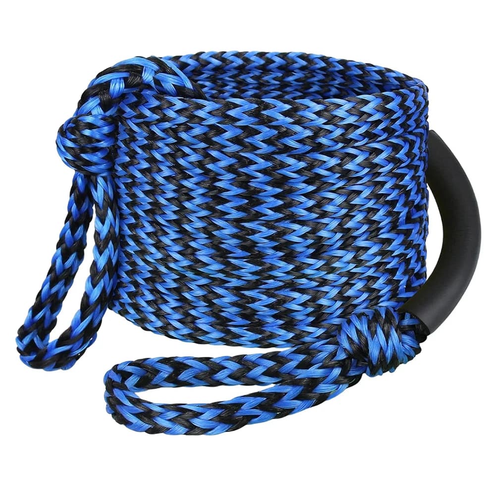 Foam Handle Tow Rope Wakeboard Rope Length 60ft Water Sports Rope Tear Resistant 2600 Pounds Strength High-density Foam Handle