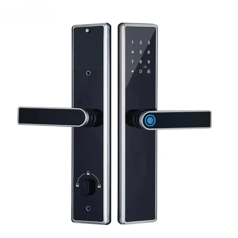Serrature per porte in legno con app TTlock SDK Serrature intelligenti biometriche digitali senza chiave in lega di alluminio per la sicurezza domestica