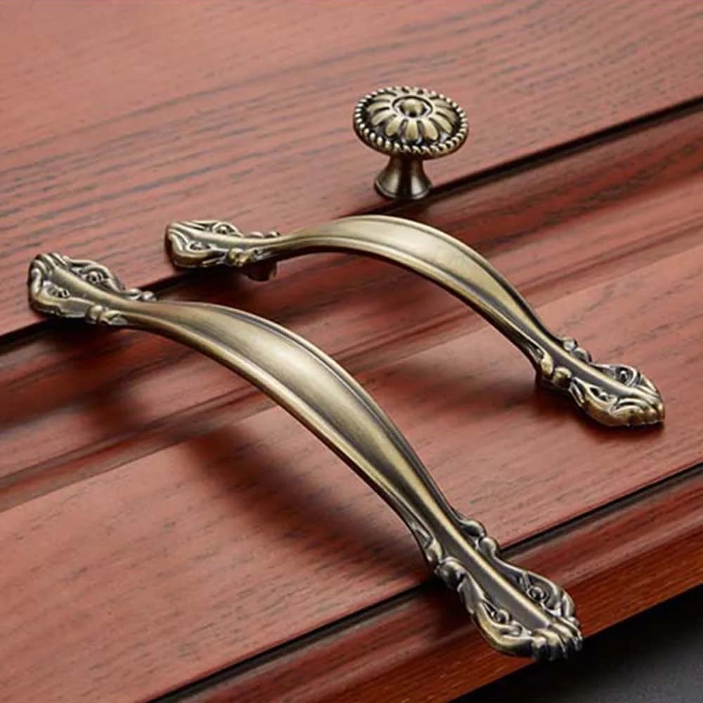 Vintage 1 Pcs Dresser Wardrobe Cabinet Door Knobs Furniture Hardware Pull handles Drawer Handles