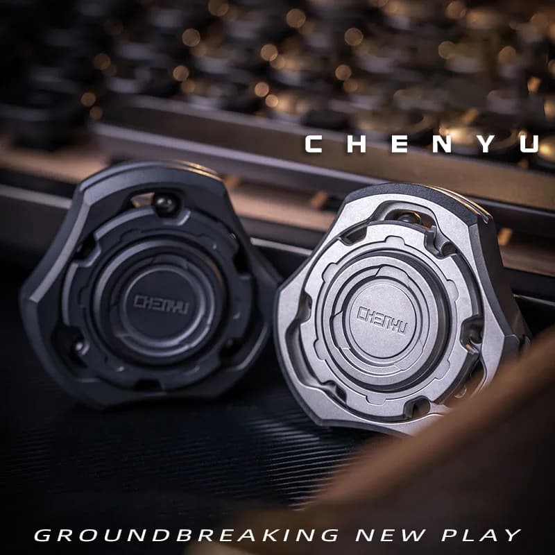 CHENYU Composite Linkage Fidget Spinner lega di titanio giocattolo di decompressione per adulti perline EDC fai da te Fidget Slider giocattoli per scrivania