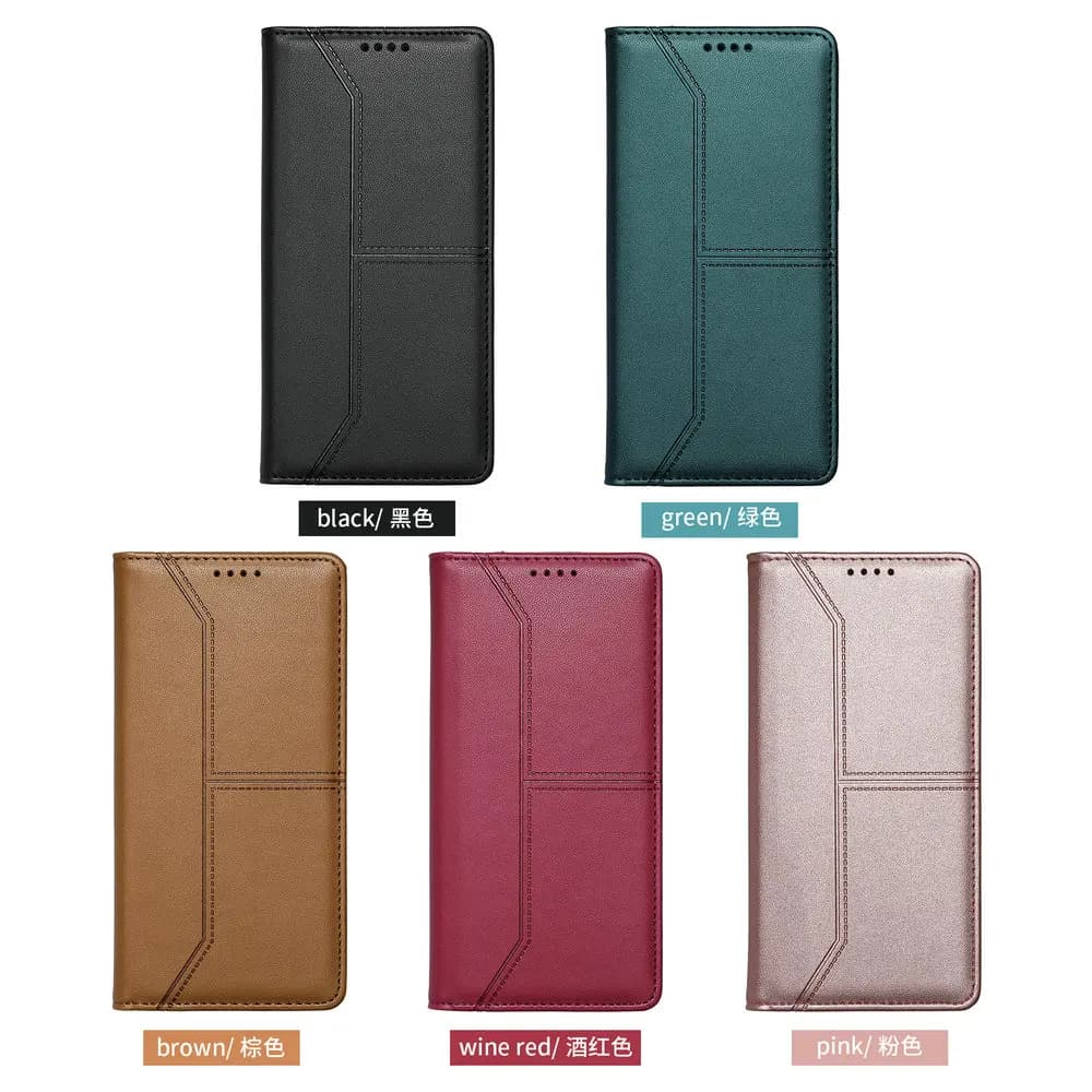 Custodia a Portafoglio in Pelle RFID per Samsung S26 Ultra 5G, Cover Magnetica per Samsung Galaxy S26 Plus, S26 Edge, S26 Pro
