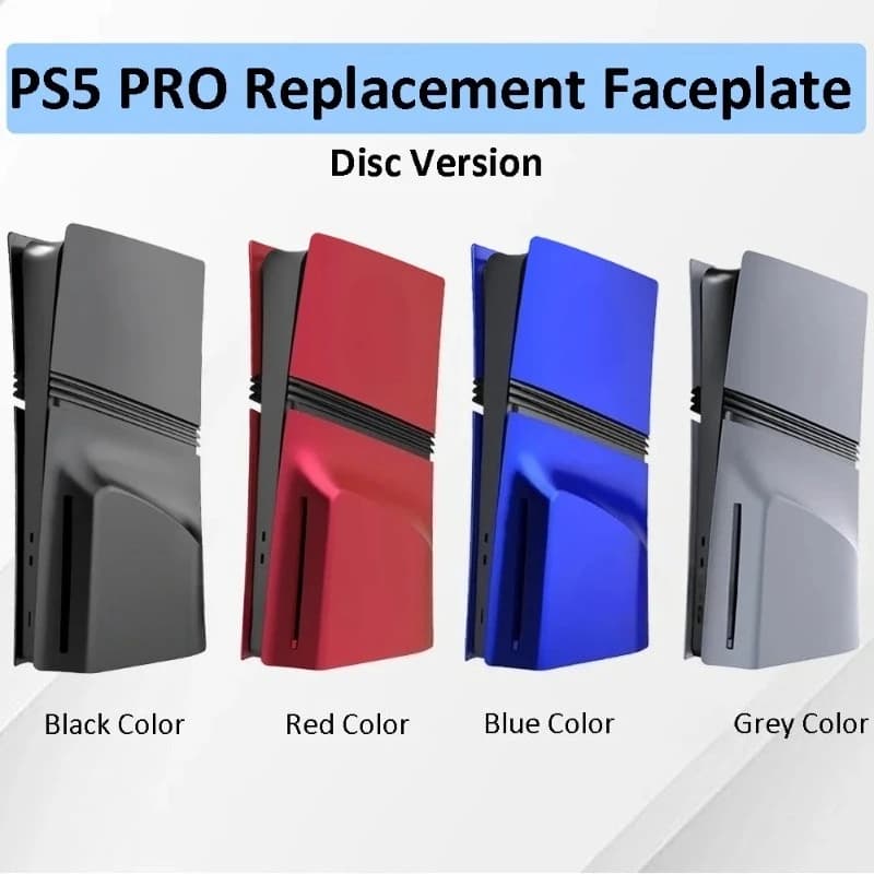 Per PS5 Pro Disc/Edizione digitale Sostituzione Piastra frontale Copertura console Custodia rigida in ABS Custodia antigraffio per piastra frontale Custodia a conchiglia
