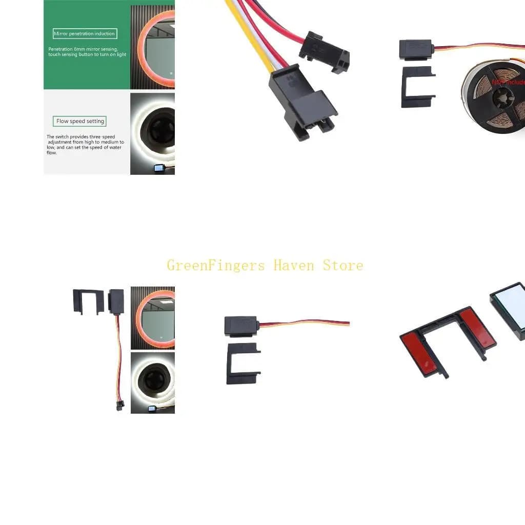 Interruttori della luce flusso a specchio LED F68D regolazione continua tocca interruttori del sensore