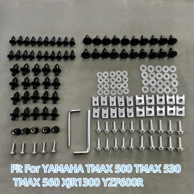 Kit carrozzeria carenatura bulloni viti adatte per YAMAHA TMAX 500 TMAX 530 TMAX 560 XJR1300 YZF600R