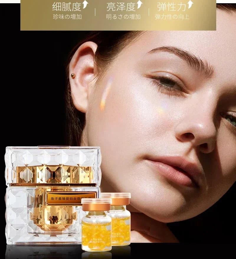 Platinum Rare Luxury Caviar Caring Set Facial Cream Firming Anti-wrinkles Moisturizing Repairing Nourishing Anti-aging Skin Care