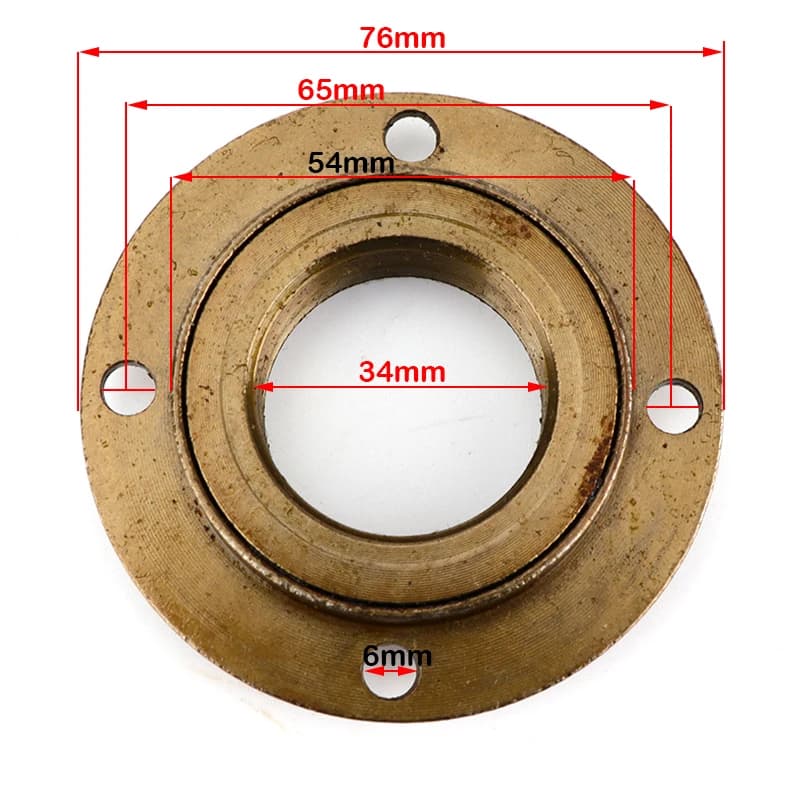 Scooter elettrico ruota libera posteriore Non dente 4 fori cuscinetti frizione rasoio bicicletta triciclo moto E-Bike bici catena pignone