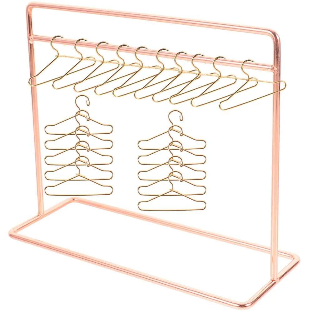 Set di 1 Mini Appendiabiti in Metallo, Organizzatore e Espositore per Vestiti, Cappotti e Indumenti
