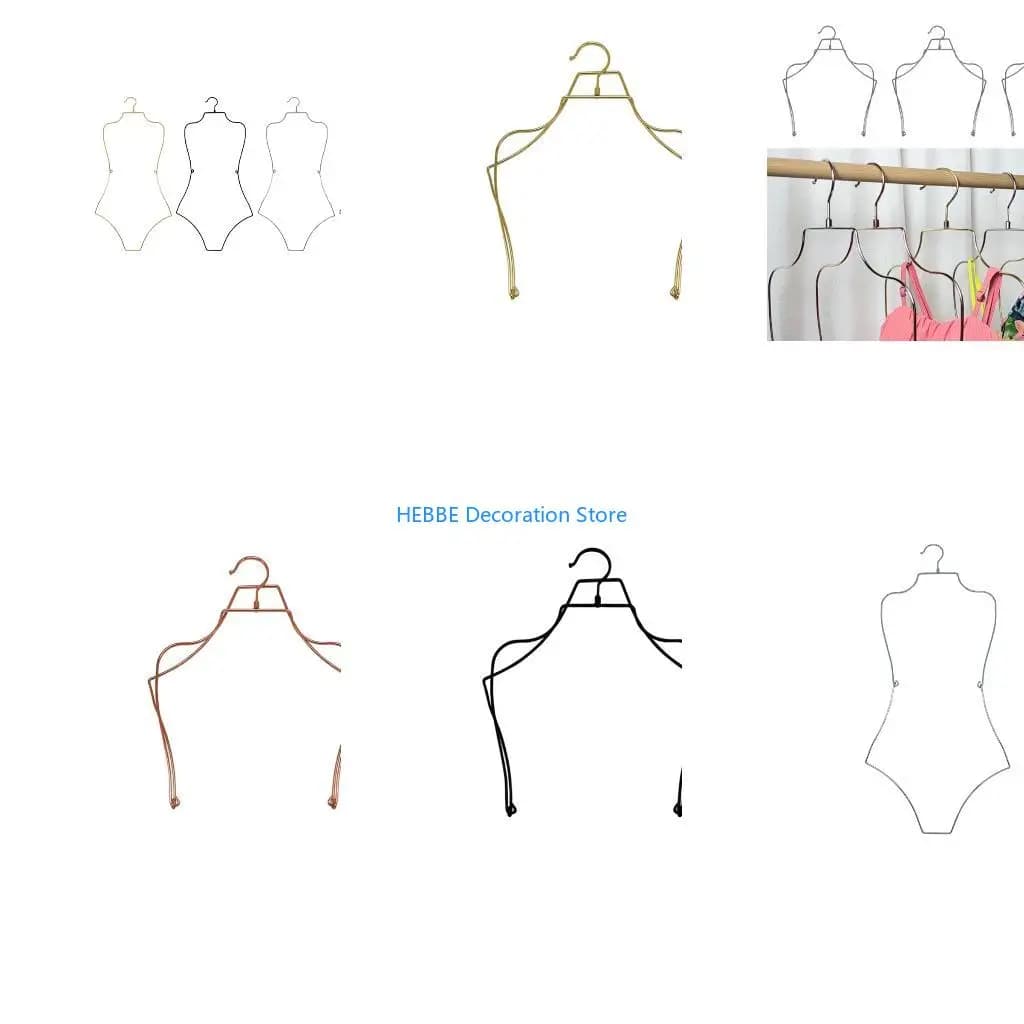 B0KC Aluminum Swimsuit Clothes Hanger Space Efficient Laundry Solution for Swim Gear