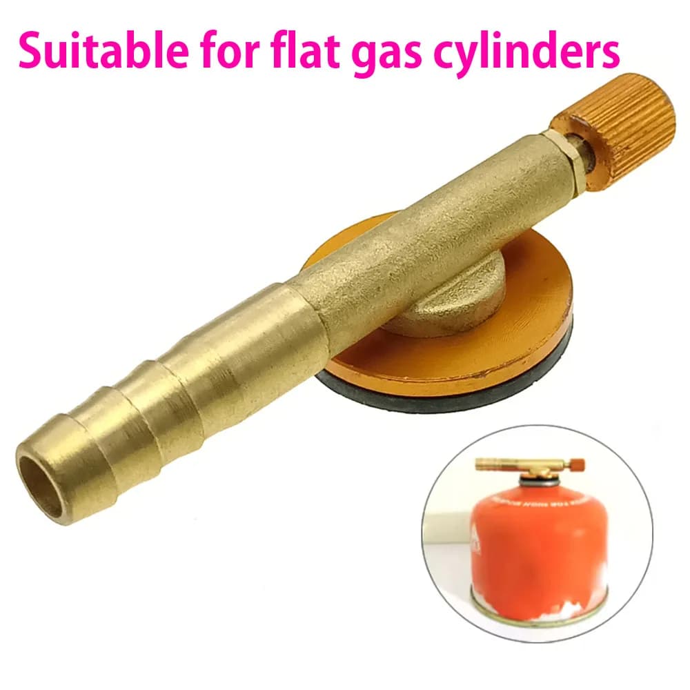 Gas charging adapter for outdoor camping gas stove External cylinder filling adapter Gas tank oven connectors accessories