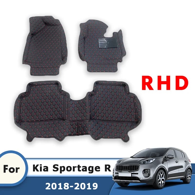 Car caps RHD for Kia Sportage R 2019 2018 Waterproof carpets Custom auto styling accessories Car covers Interior covers