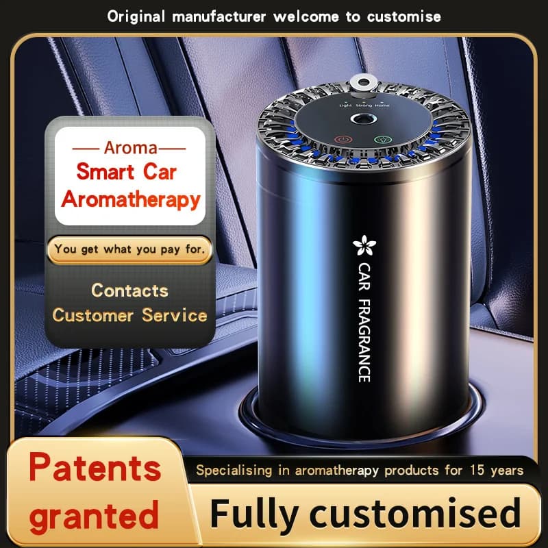 High-end car fragrance diffuser Aromatherapy Environmental light Starry Sky Automatic Auto Ceiling Spray Ornament Car Accessories