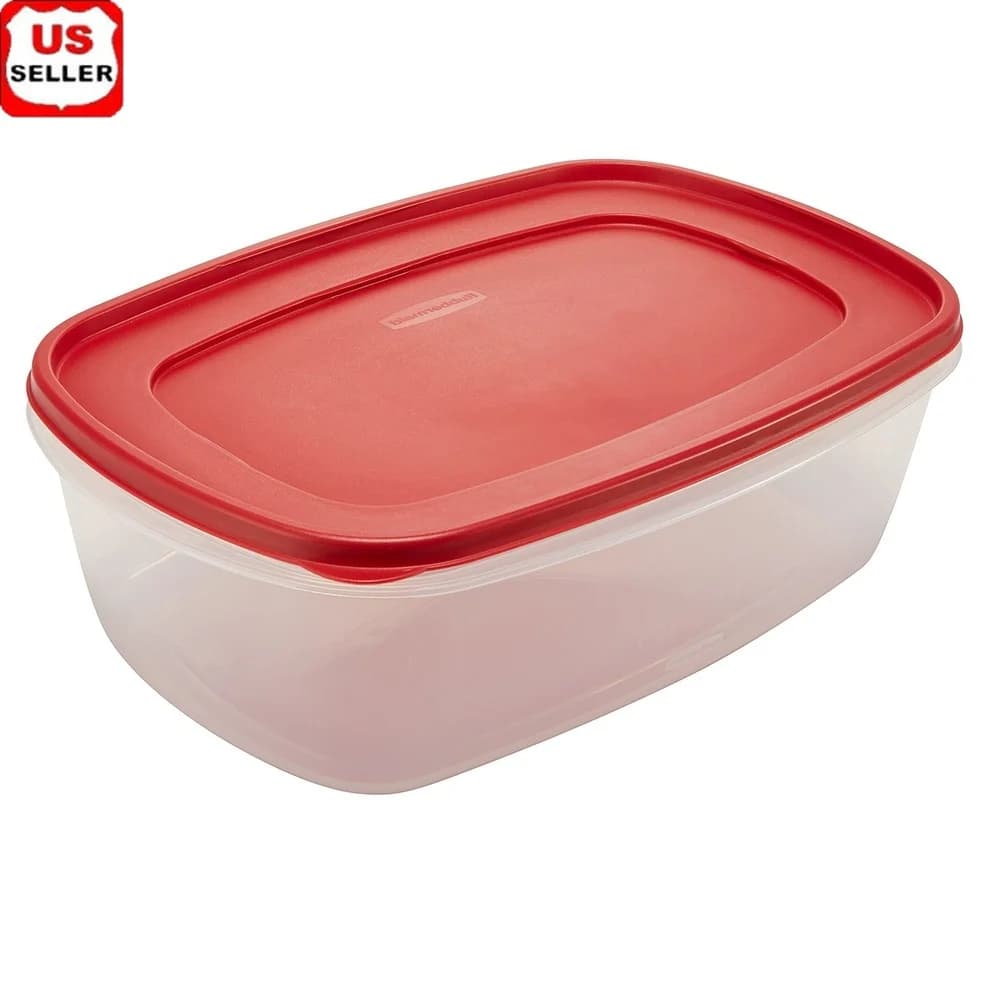 Coperchi facili da trovare Contenitori per la conservazione degli alimenti Plastica grande da 2,5 galloni Nidificazione Organizzazione della cucina Preparazione dei pasti Sigillato Durevole Senza BPA