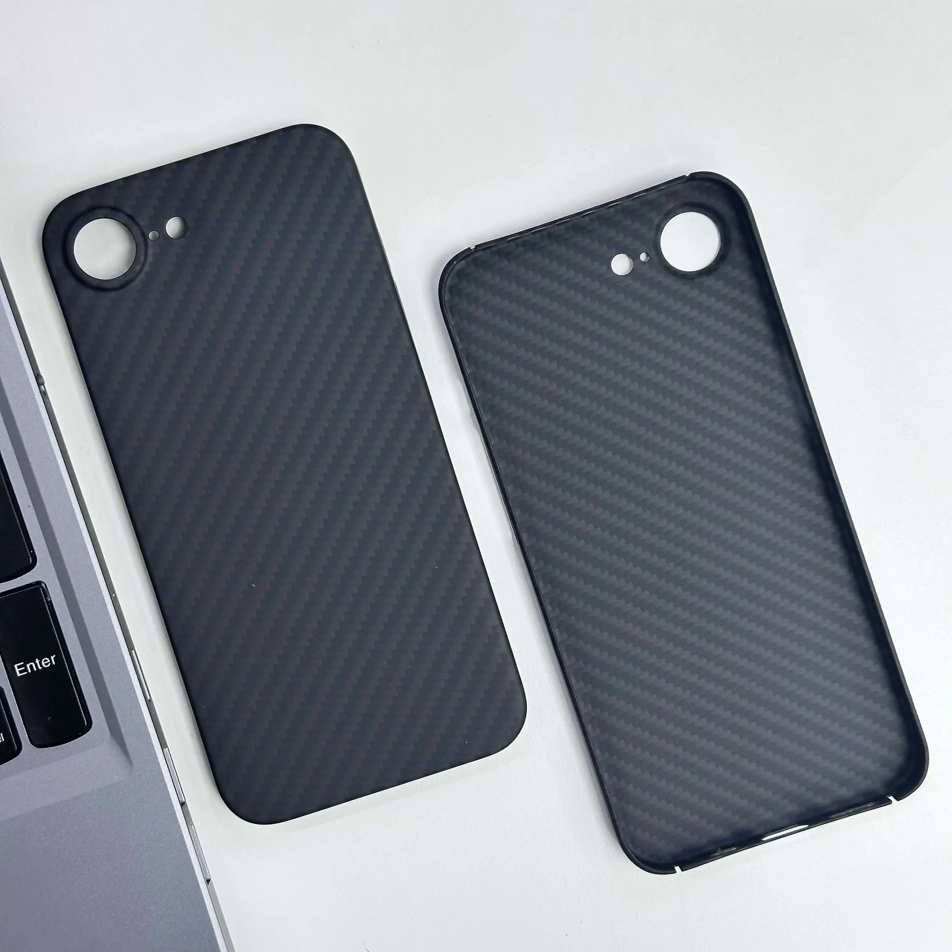 For iPhone 16e Kevlar Aramid Fiber Case, 600D Magsafe Cover, Ultra Thin Hard Shell Phone Case, Anti Fingerprint Shockproof