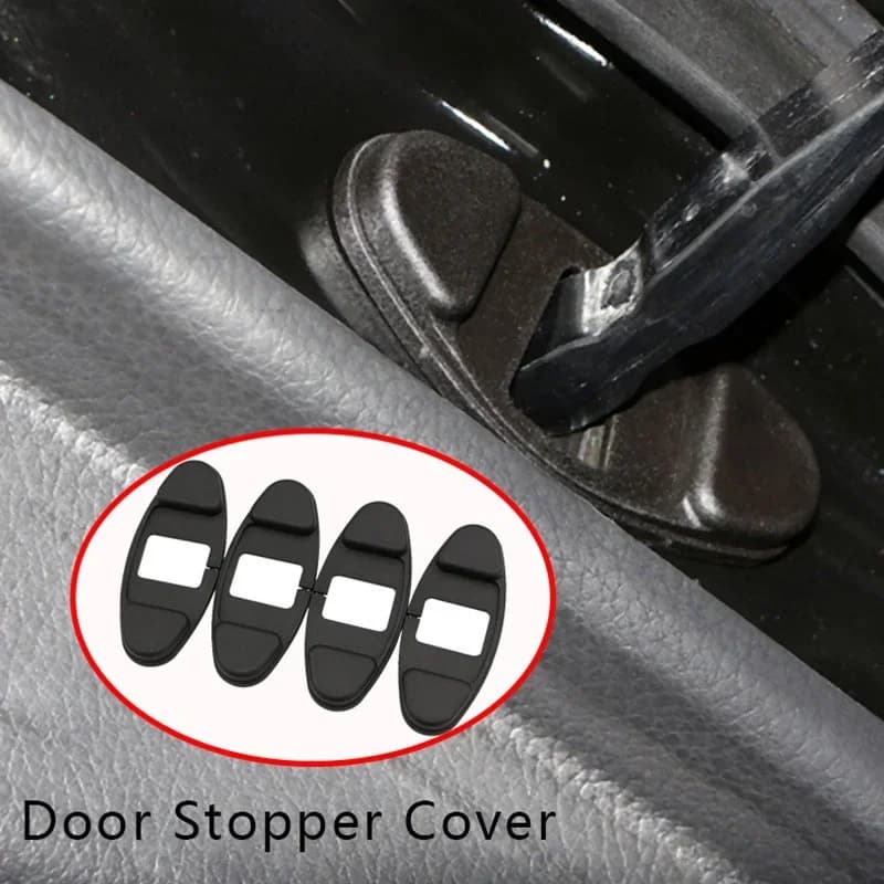 Per Nissan Xtrail T32 Teana SENTRA Versa Sunny Almera Tiida Limitatore della serratura della porta Tappo di copertura Della protezione Adesivo 4 pezzi Accessori