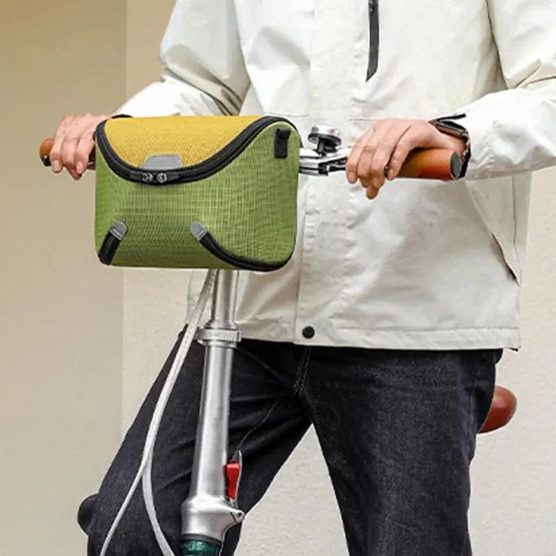 Bike Handlebar Bag Light Front Bicycle Bag Portable Cycling Bag Portable Shoulder Bag