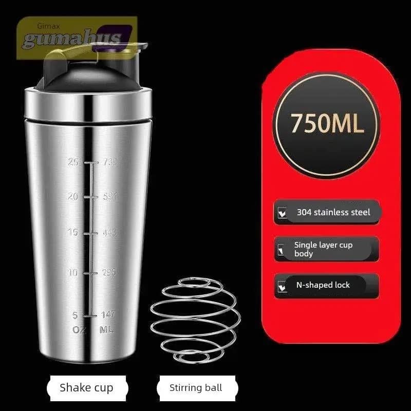 Large Capacity Stainless Steel Shaker Cup for Fitness And Sports Protein Powder Mixing Cup High Temperature Resistant Shake Cup