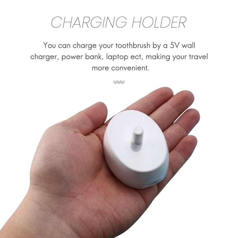 Toothbrush Replacement Charger For Toothbrush Replacement Charger Power Supply Inductive Charging Holder Model 3757 Usb Cable Wh
