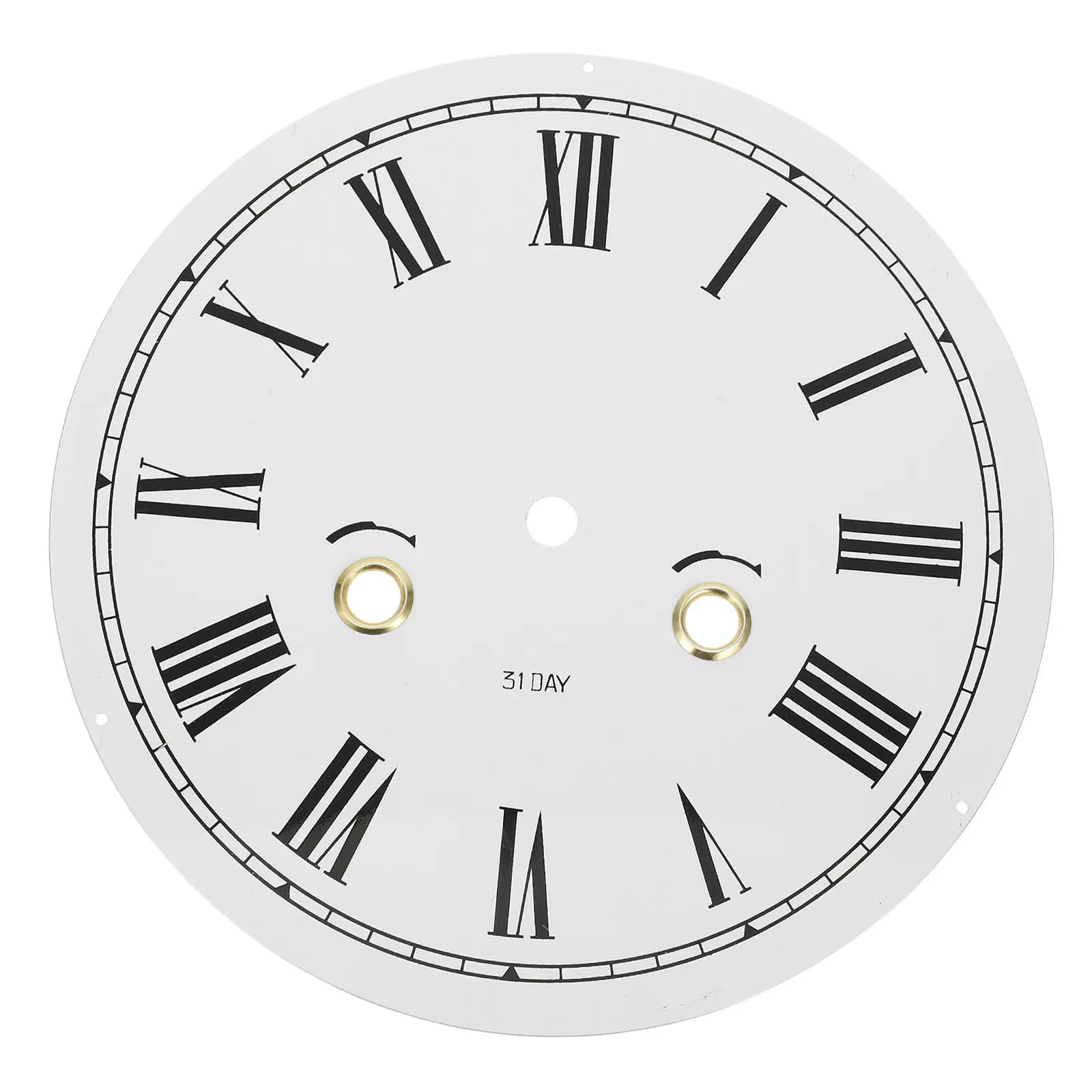 Quadrante in Metallo per Orologio Fai-da-Te, Sostituzione Quadrante con Numeri Romani per Orologio da Parete, Accessori per Decorazione Casa