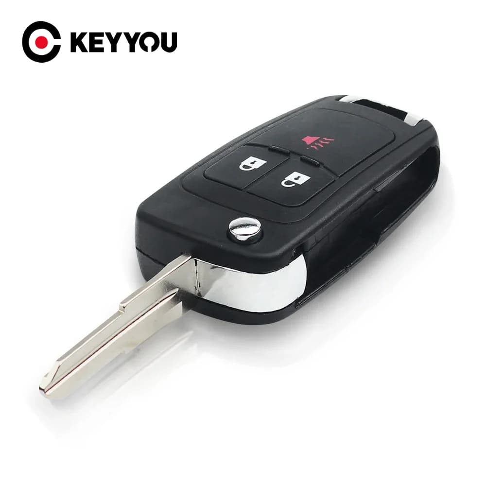 KEYYOU Sostituzione di Vibrazione Per Chevrolet Spark 2012 2013 2014 2015 2016 3/2 + 1 Bottoni Chiave A Distanza Dell'automobile Borsette Caso Fob