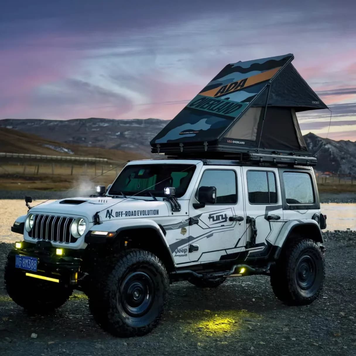 Tenda da Campeggio Triangolare Pop-up RTT con Guscio in Alluminio, Attrezzatura Outdoor per Veicoli, Vendita all'Ingrosso